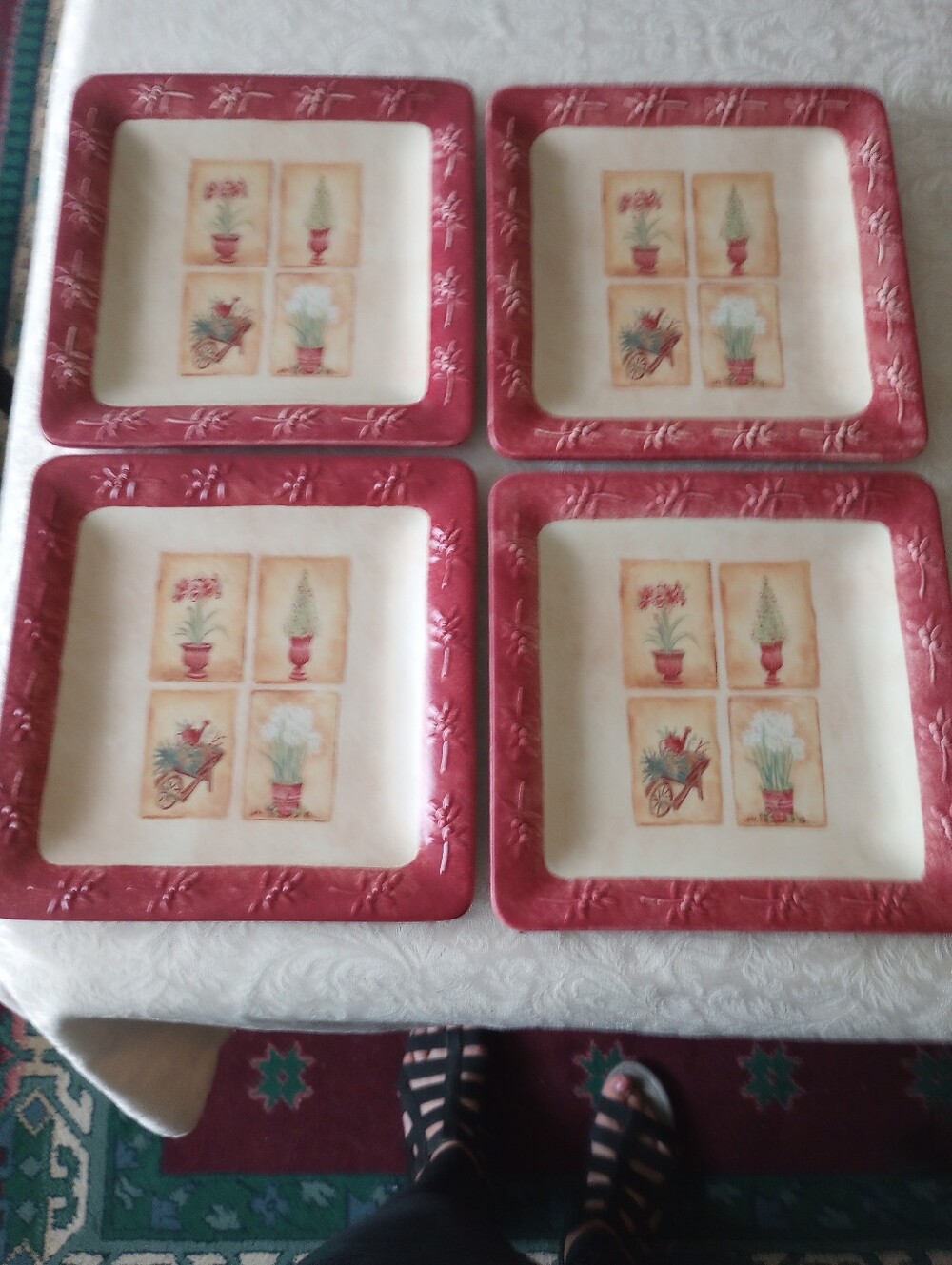 Sonoma Winter Fields 9" plate